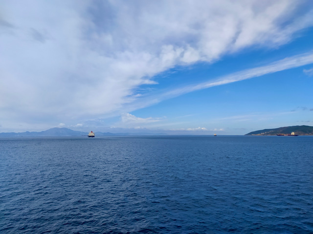Straits of Gibraltar towards the Atlantic Ocean. Photo © Karethe Linaae
